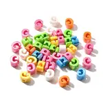 UV Plating Opaque Acrylic European Beads