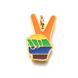 Pride 304 Stainless Steel Enamel Pendants