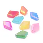 Electroplate Natural Quartz Pendants