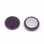 Faux Mink Fur Covered Cabochons