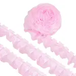 1Pc Double Layer Pleated Lace Ribbon