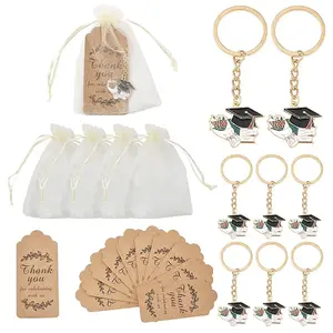 30Pcs Alloy Enamel Keychain