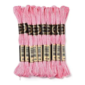 10 Skeins 6-Ply Polyester Embroidery Floss