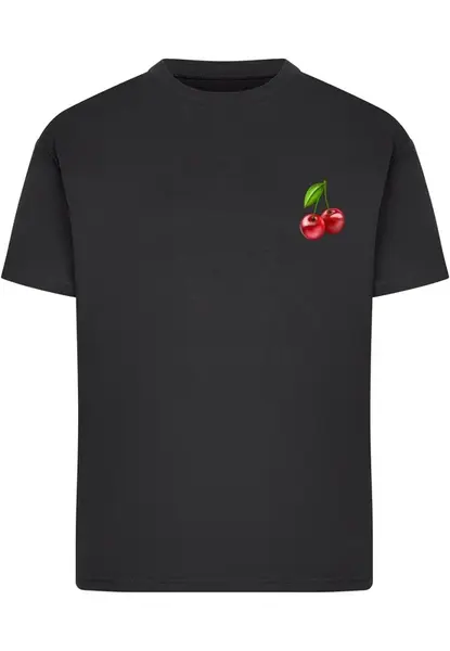 Merchcode Tričko 'Cherries 2'  zelená / červená / čierna