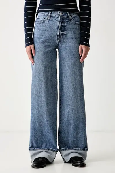 DKNY rifle wide leg dámske