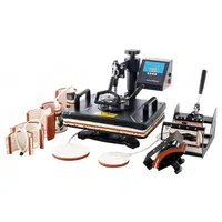 SHUOHAO 10 In 1 Heat Press Machine 11.4*15in for Cap/Bag/Mouse Pad/Phone Case/Tape/Stickers/Mug/Plate/Puzzle/T-shirts