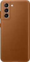 Ochranný kryt Samsung Leather Cover pro Samsung Galaxy S21+, hnědá