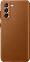 Ochranný kryt Samsung Leather Cover pro Samsung Galaxy S21+, hnědá