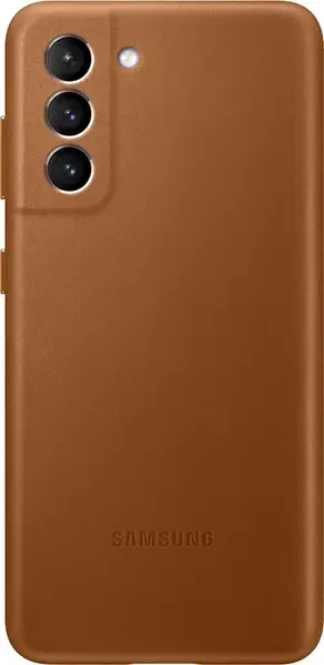 Ochranný kryt Samsung Leather Cover pro Samsung Galaxy S21+, hnědá
