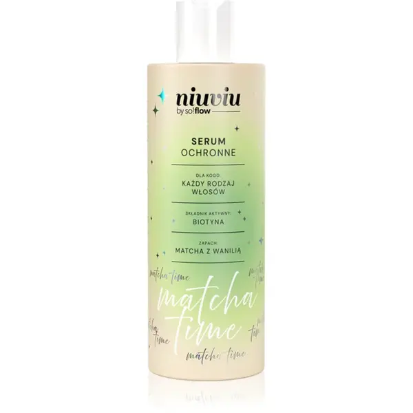 so!flow Matcha Time Protective Hair Serum posilujúce sérum pre slabé, namáhané vlasy 150 ml