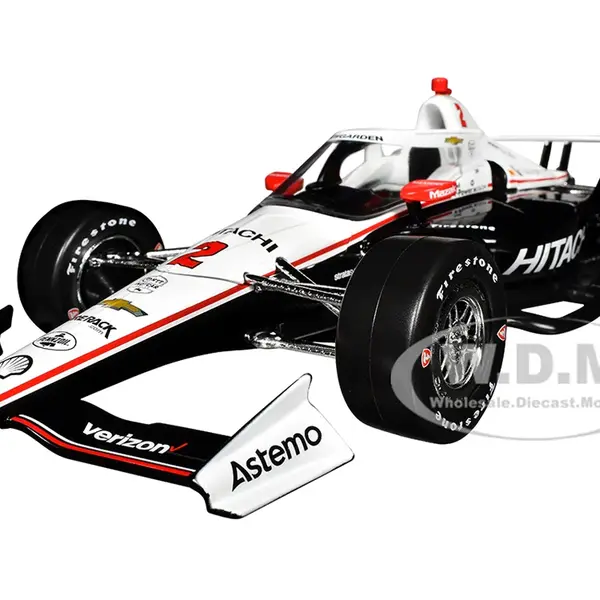 Dallara IndyCar 2 Josef Newgarden "Hitachi" Team Penske "NTT IndyCar Series" (2023) 1/18 Diecast Model Car by Greenlight