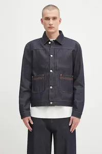 Drôle de Monsieur  Rifľová bunda  La Veste Denim Brut