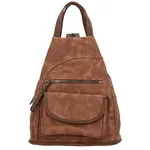 Dámský batoh hnědý - Firenze Anellie