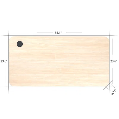 ACGAM 140*60*1.8 CM MDF Table Top for ACGAM Lifting Frame Wood Color
