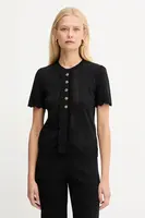 Halenka Twinset dámská, černá barva, hladká, 252TP3203