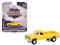 1982 Dodge Ram D-350 Dually Pickup Truck Construction Yellow "Dually Drivers" Series 15 1/64 Diecast Model Car by Greenlight