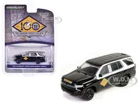 2023 Chevrolet Tahoe Police Pursuit Vehicle "Delaware State Police Centennial Anniversary" Black and White "Hobby Exclusive" Series 1/64 Diecast Mode