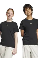 Dětské bavlněné tričko adidas Originals černá barva, s potiskem, JZ9940