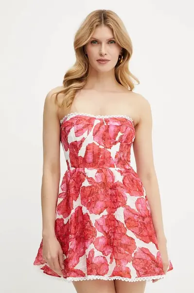 Šaty Charo Ruiz Ibiza Cami bílá barva, mini, 252600