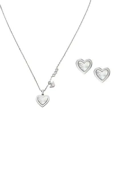 Náušnice a náhrdelník Emporio Armani SENTIMENTAL EGS3228SET