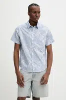 Bavlněná košile Guess Jeans pánské, modrá barva, regular, s klasickým límcem, M5GH16 WH8R1