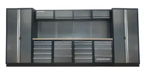 Sestava dílenského nábytku Procarosa PROFESSIONAL XXL-7 Pracovní deska: dřevěná