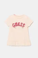 Dětské tričko Guess béžová barva, K5GI21 K6YW4