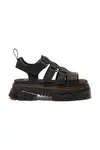 Sandály Dr. Martens Mattison 3S dámské, černá barva, na platformě, DM40891001