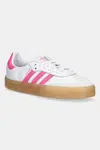 Kožené tenisky adidas Originals Sambae dámské, bílá barva, JS3940