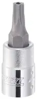Hlavice 1/4" zástrčná s otvorem TT25 TORX - Tona Expert E030146T Velikost: TT27