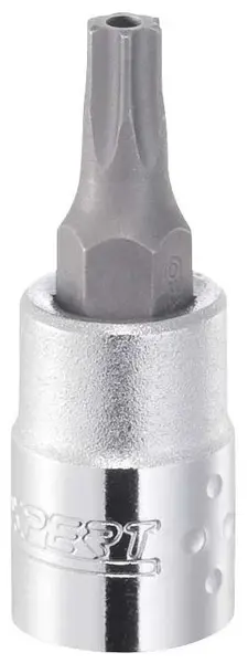 Hlavice 1/4" zástrčná s otvorem TT8 TORX - Tona Expert E030142T Velikost: TT27
