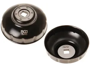 BGS technic Klíč na olejové filtry, 76 mm, 12hranný, plechový - BGS 1039-76-12
