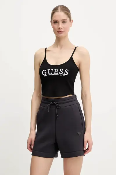 Top Guess SUNFLOWER černá barva, V5GP16 K8RT2