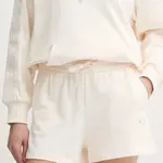 Bavlněné šortky Armani Exchange dámské, béžová barva, s potiskem, high waist, XW000498 AF12739