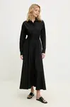 Šaty Answear.LAB černá barva, maxi