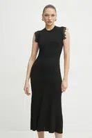 Šaty Ermanno Scervino černá barva, midi, 56TQ004EO1