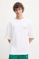 Bavlněné tričko Fiorucci Candy Logo Relaxed Fit T-Shirt bílá barva, s potiskem, U02SPTSH101CJ01WH09