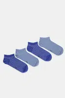 Ponožky Tommy Hilfiger 4-pack pánské, modrá barva, 701235885