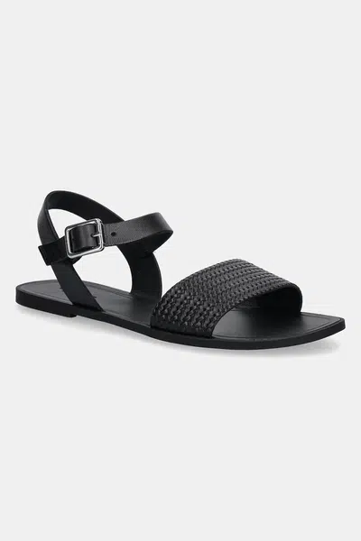 Kožené sandály Vagabond Shoemakers TIA 2.0 dámské, černá barva, 5931-108-20