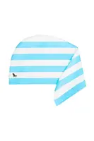 Vlasový turban Dock & Bay Tulum Blue modrá barva