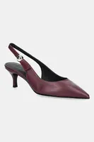Kožené lodičky Furla Sfera Slingback