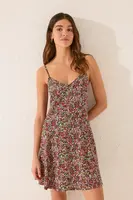 Šaty women'secret černá barva, mini, 5549004