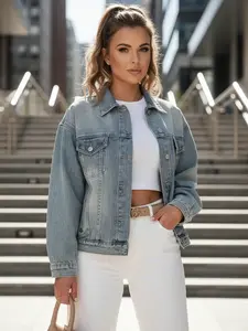 Dámská džínová oversize bunda NOVAJIN