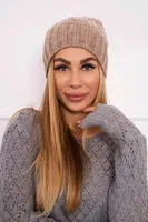 Kesi Fleecová čepice Paris K213 light beige