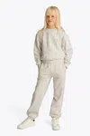 Dětské tepláky Tommy Hilfiger bílá barva, hladké, KS0KS00535