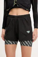 Outdoorové šortky Dynafit dámské, černá barva, high waist, 08.0000071921