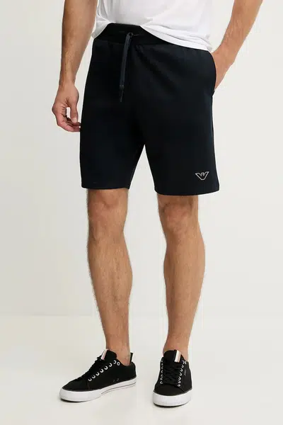 Kraťasy Emporio Armani Underwear pánské, tmavomodrá barva, EM000495 AF10791