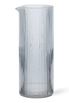 Džbán na mléko ferm LIVING Ripple Milk Jug 400 ml průhledná barva