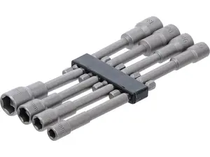 BGS Technic 2759 Sada nástrčných šestihranných hlavic, velmi dlouhých, pohon vnější šestih