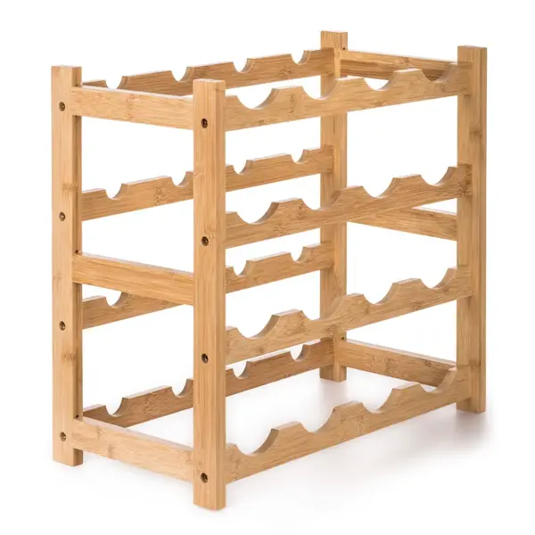 G21 Stojan na víno na 16 fliaš, bambusový